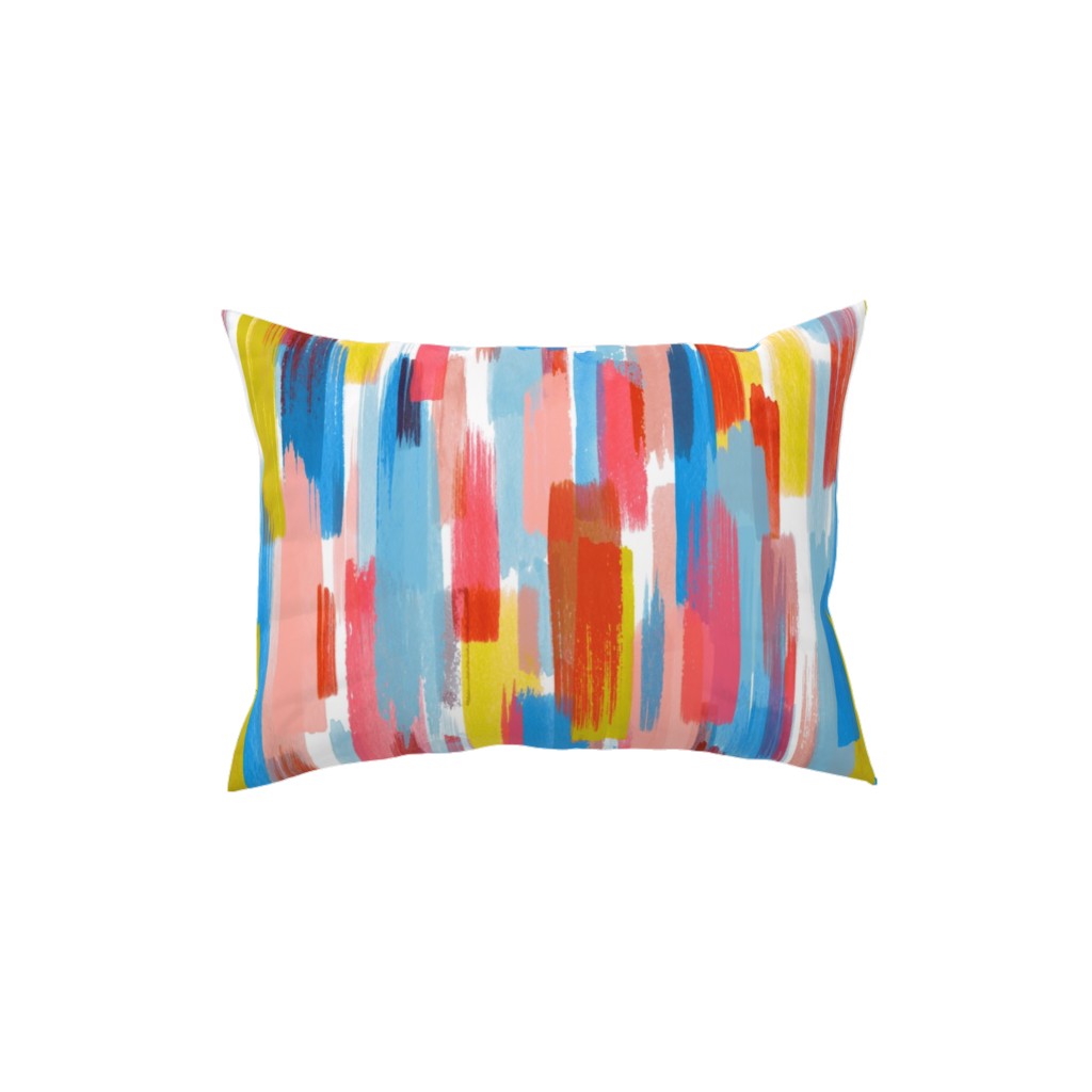 Summer Memories - Multi Pillow, Woven, Beige, 12x16, Single Sided, Multicolor