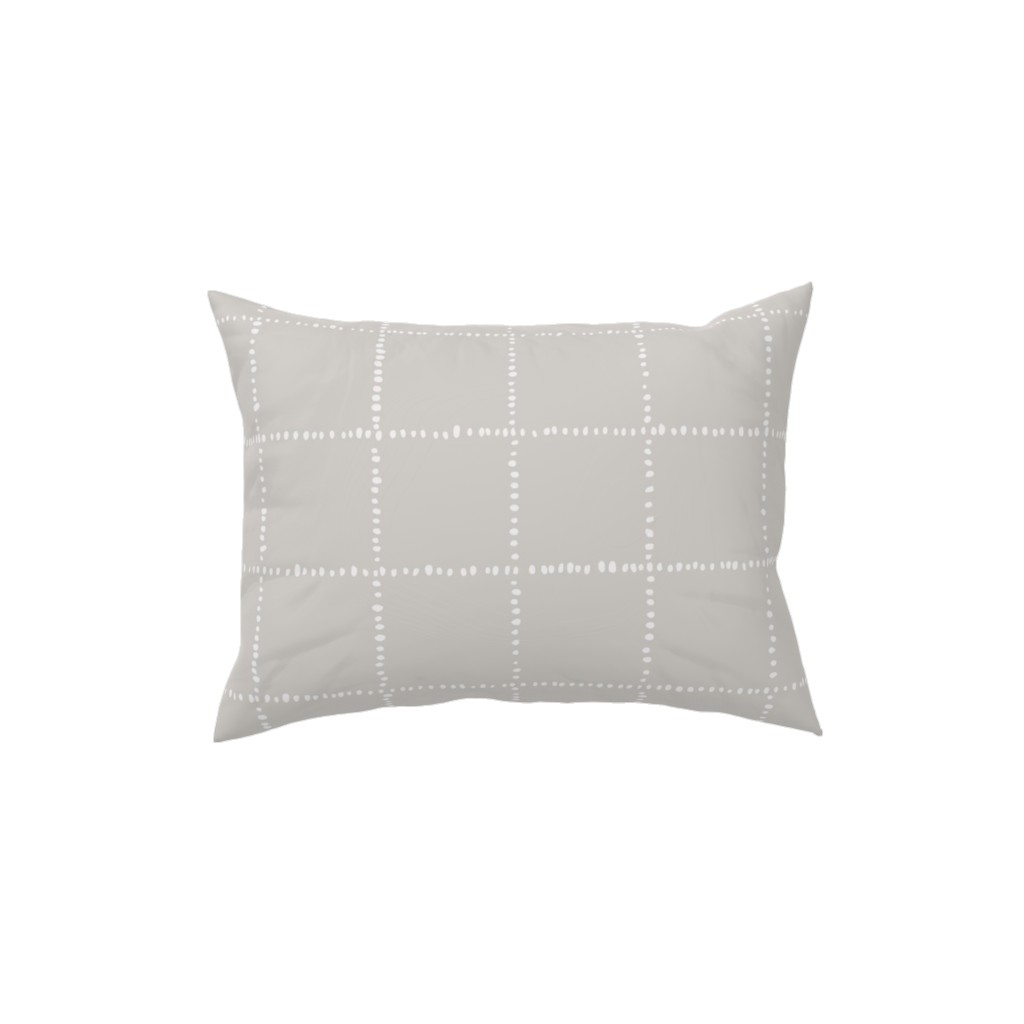 Soul Garden Pillow, Woven, Beige, 12x16, Single Sided, Gray