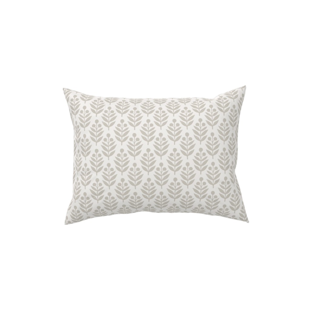 Lotti Quiet Pillow, Woven, Beige, 12x16, Single Sided, Beige