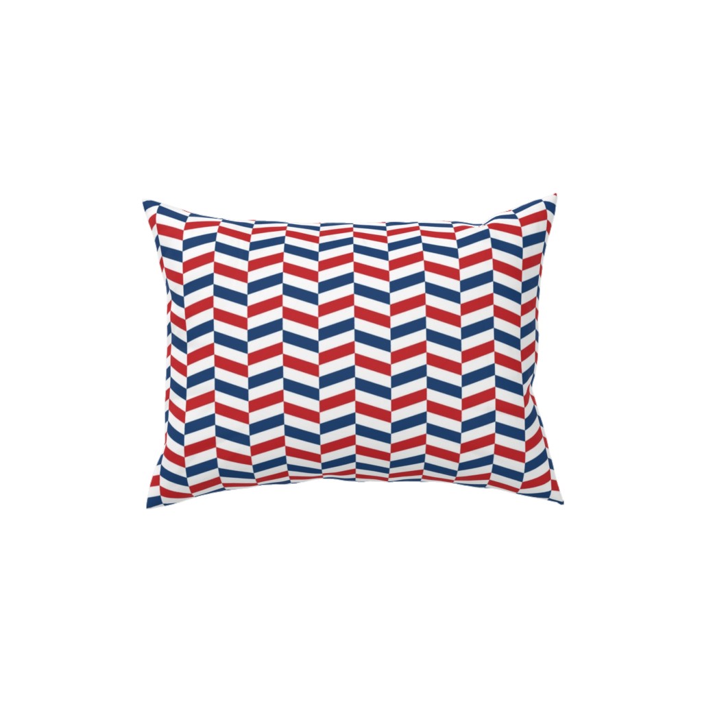 American Stripes - Multi Pillow, Woven, Beige, 12x16, Single Sided, Multicolor