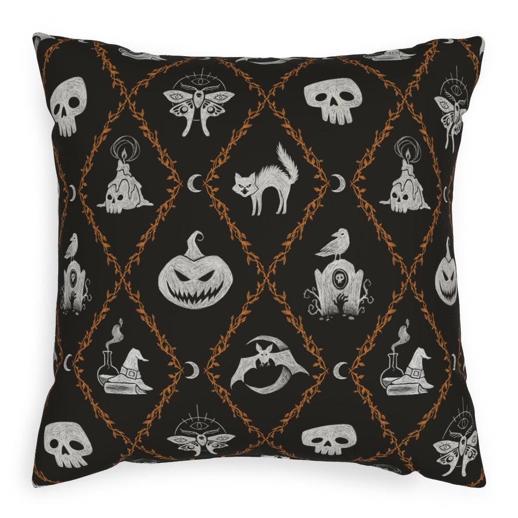 Don't Say Wicked Like It's a Bad Thing - Black Pillow, Woven, Black, 20x20, Single Sided, Black, Black