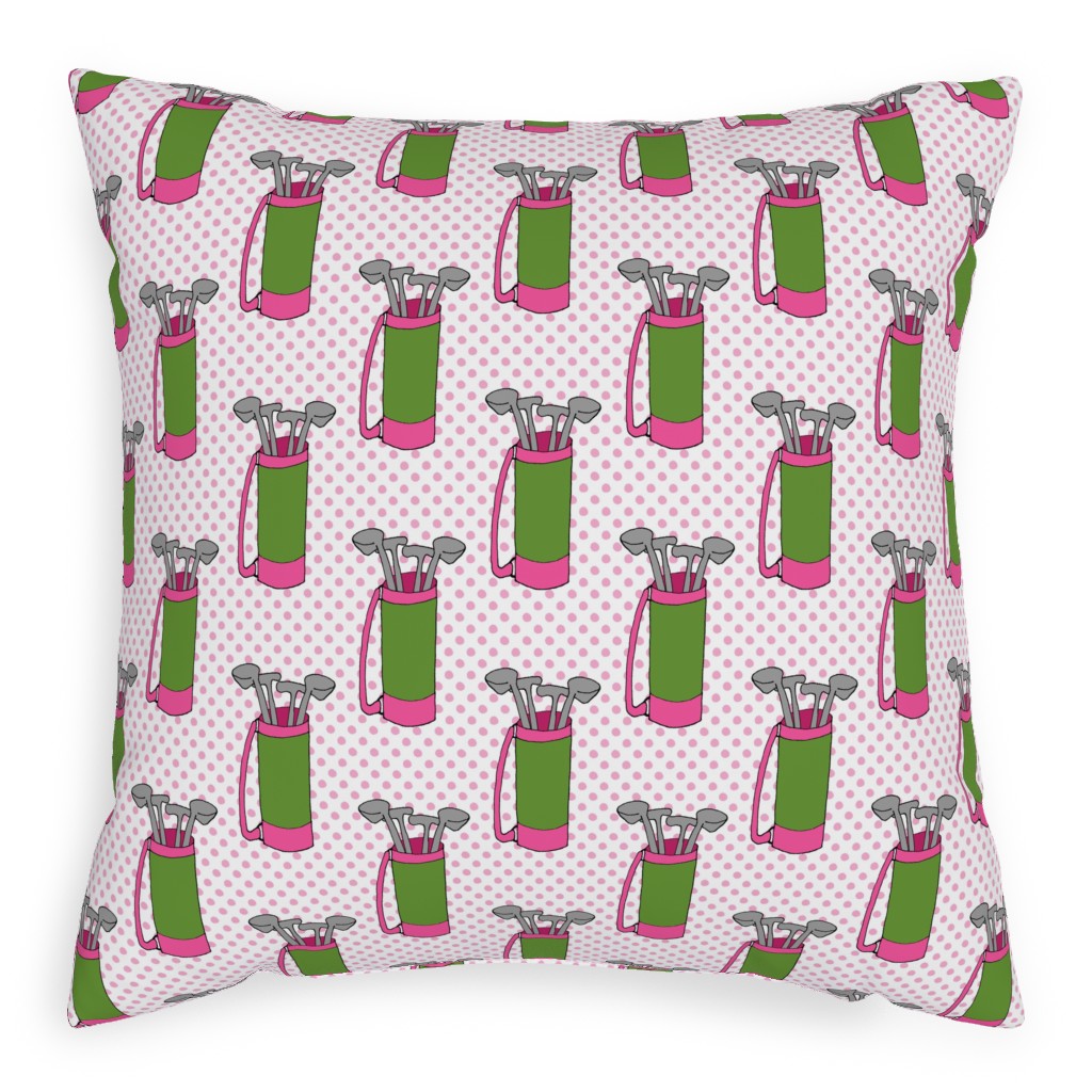 Green And Pink Pillows