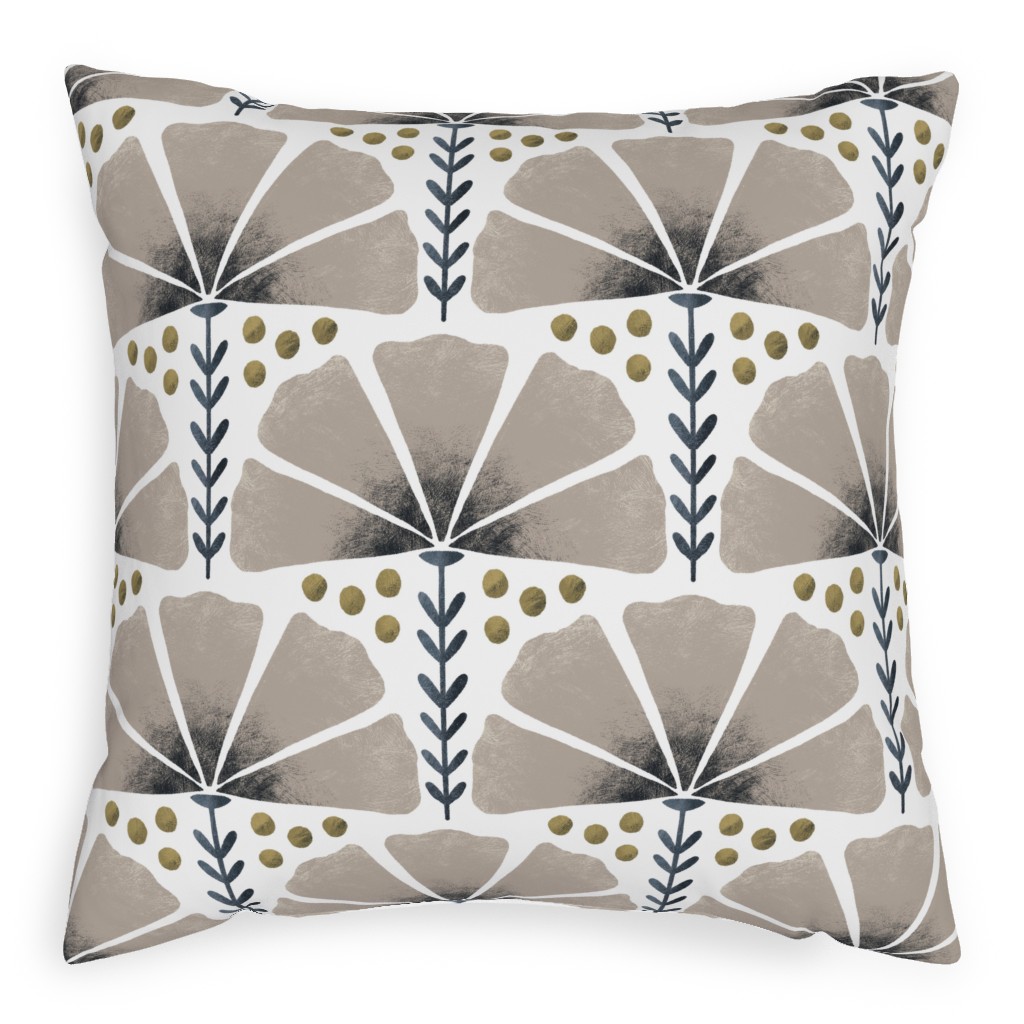 Juliet - Beige Pillow, Woven, Beige, 20x20, Single Sided, Beige, Pearl