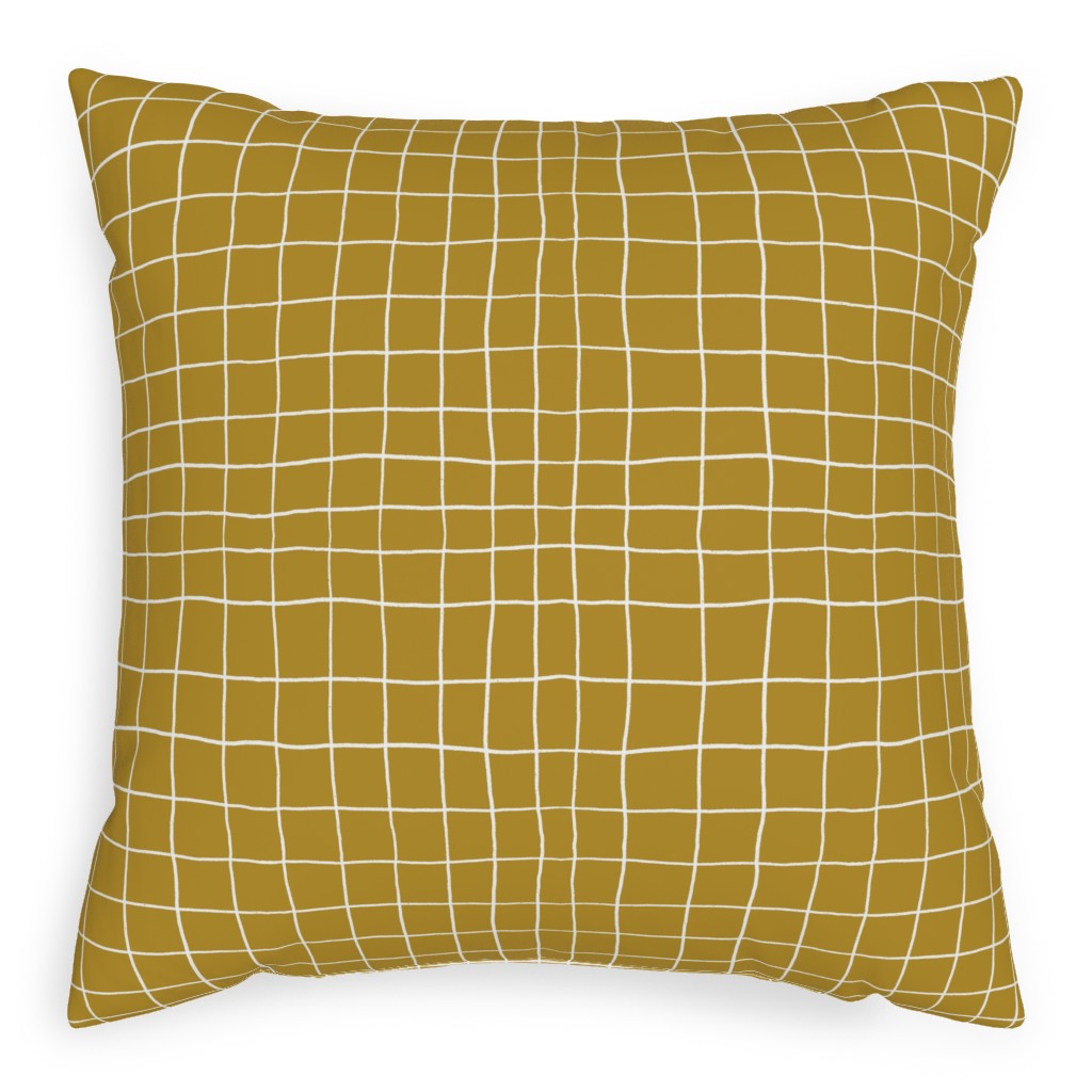 Springfield - Goldenrod Pillow, Woven, Beige, 20x20, Single Sided, Yellow, Classic Yellow