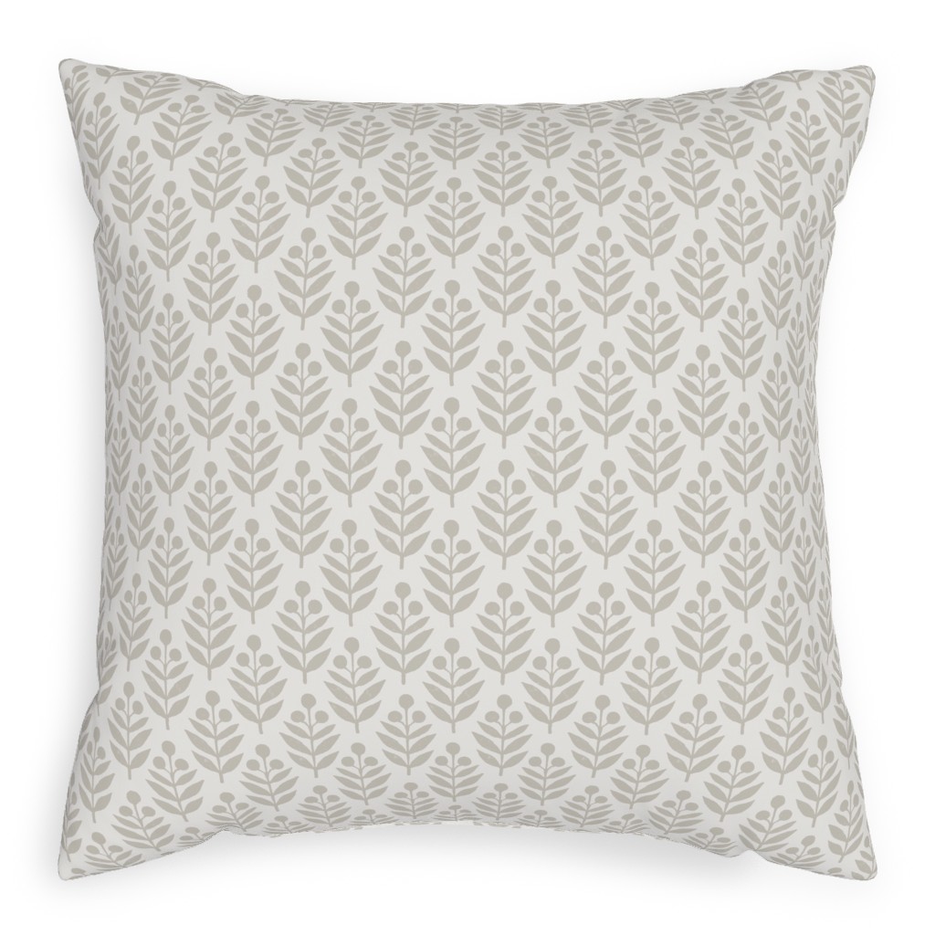 Lotti Quiet Pillow, Woven, Beige, 20x20, Single Sided, Beige