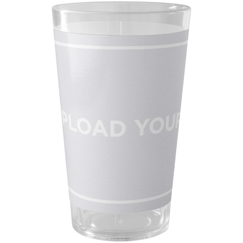 Upload Your Own Design Outdoor Pint Glass, Multicolor