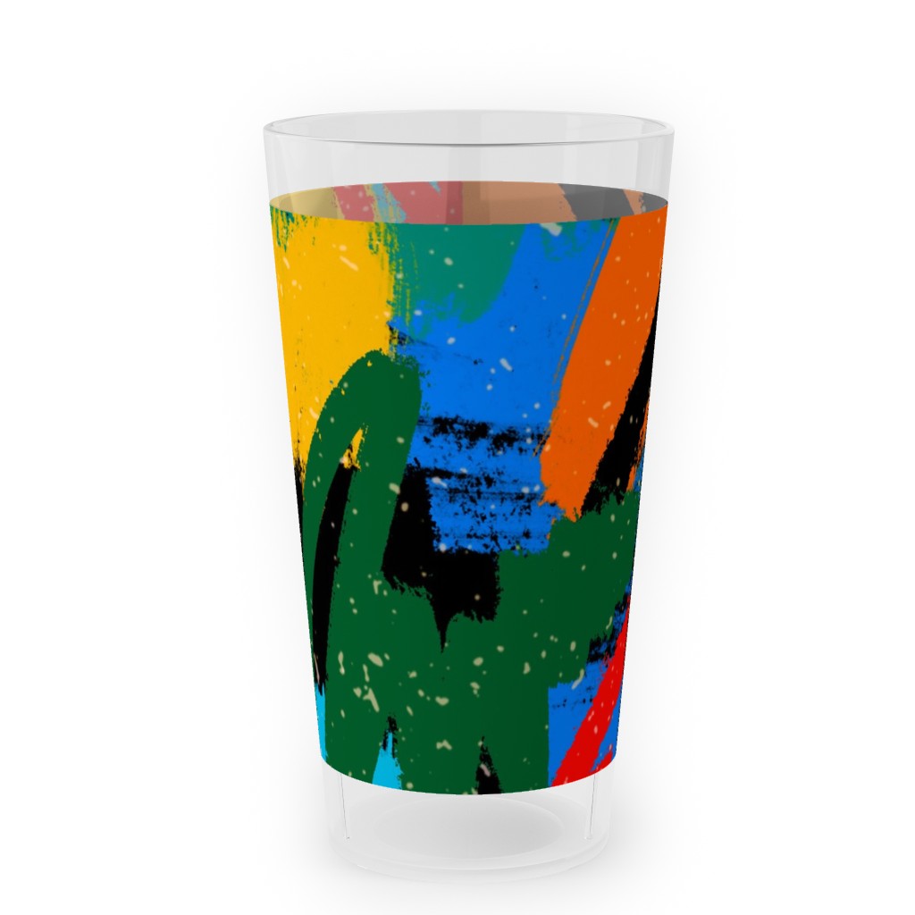 Twenty 6 Black Abstract Outdoor Pint Glass Shutterfly