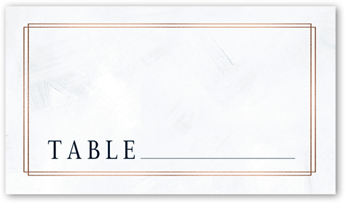 Bright Night Wedding Place Card, Orange, Placecard, Matte, Signature Smooth Cardstock