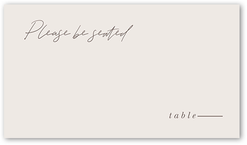 Enchanted Event Wedding Place Card, Gray, Placecard, Matte, Signature Smooth Cardstock, Gray