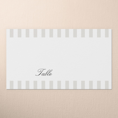 Fashionable Fonts Wedding Place Card, White, Placecard, Matte, Signature Smooth Cardstock, White