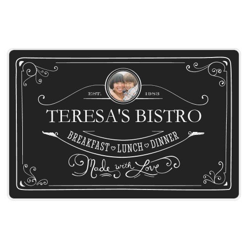 French Bistro Placemat, Black