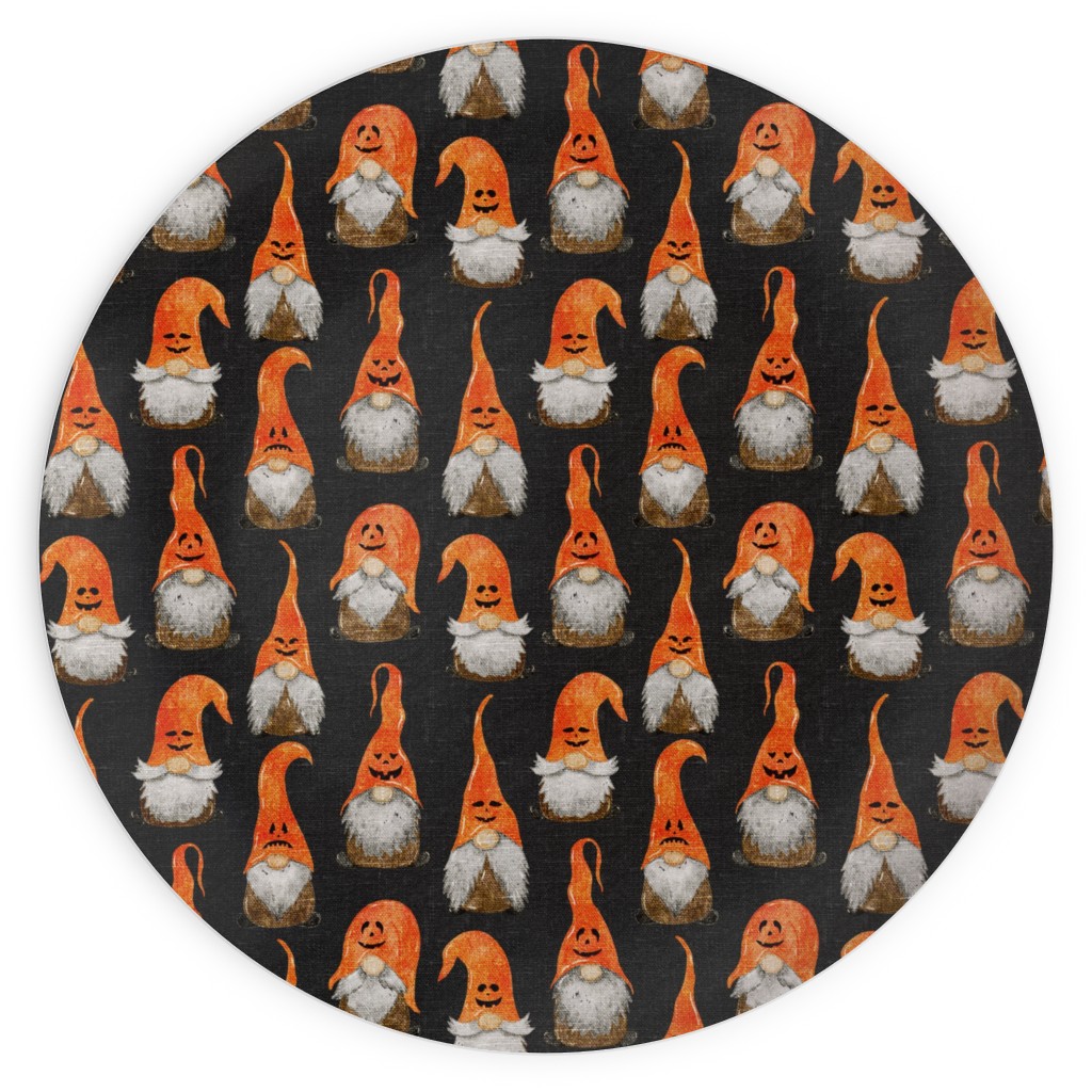 My Gnomes Plates, 10x10, Orange