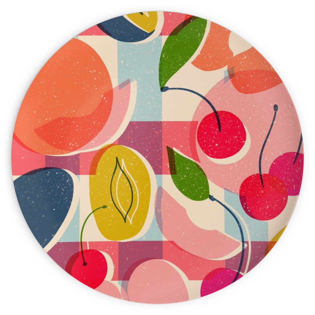Summer Fruits - Bright Plates, 10x10, Multicolor