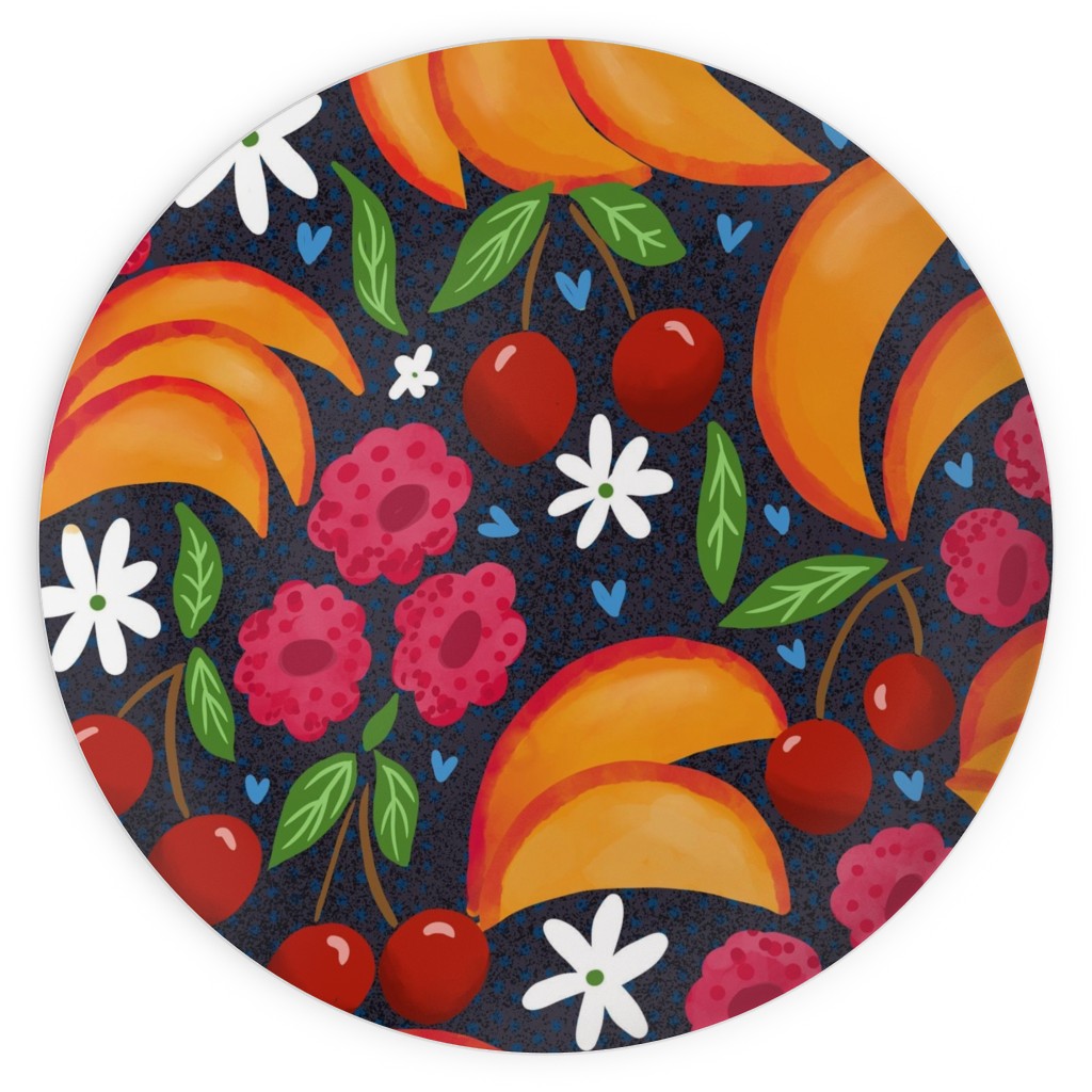 Peachy Keen - Multi Plates, 10x10, Orange