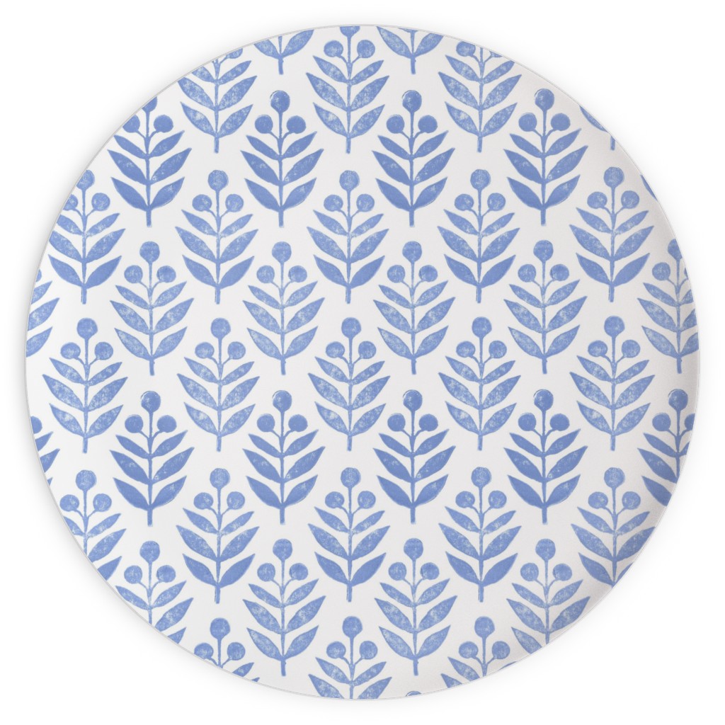 Lotti Quiet Plates, 10x10, Blue, Light Blue