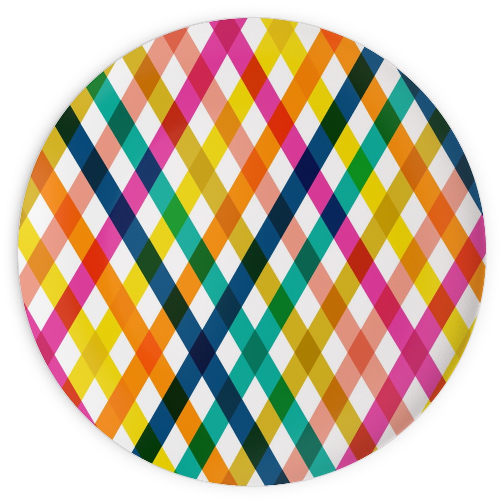 Birchdale Gingham Plaid - Multi Plates, 10x10, Multicolor