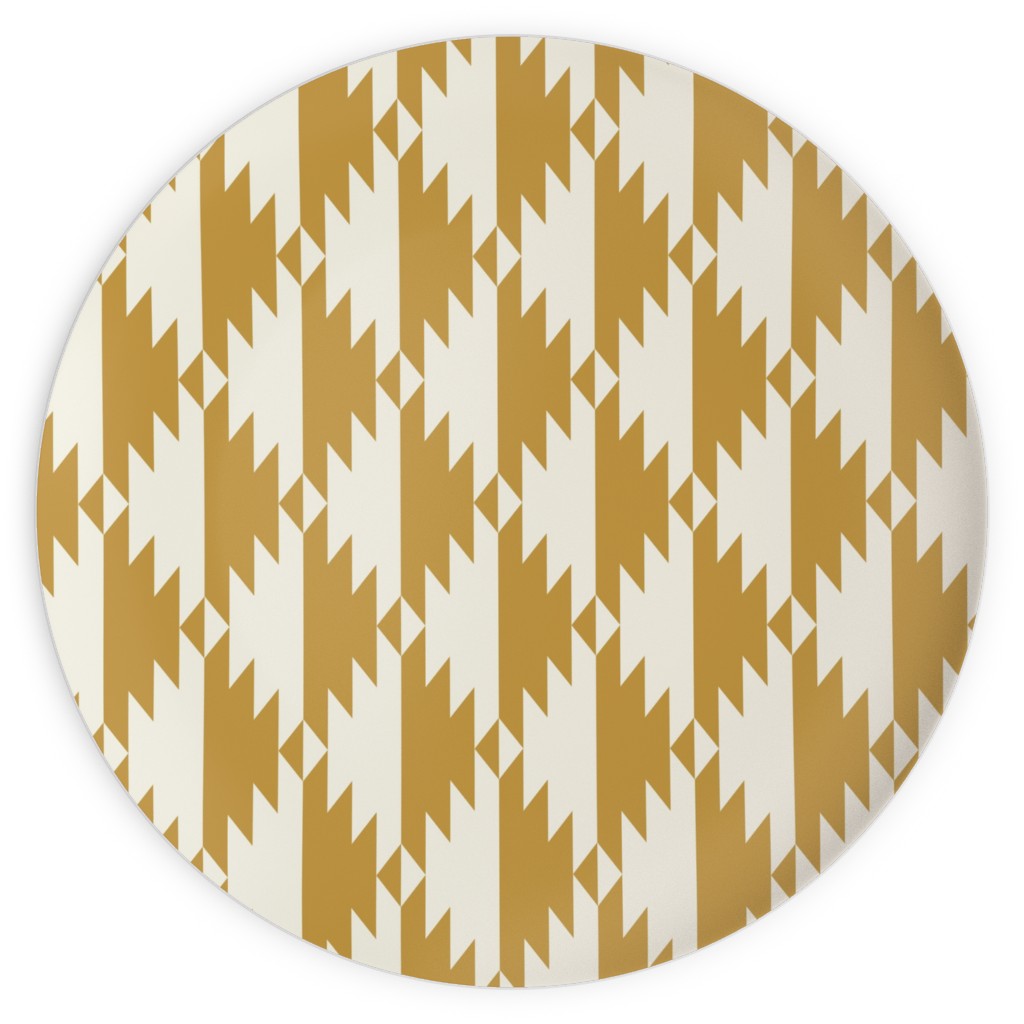 Tribal - Gold Plates, 10x10, Yellow