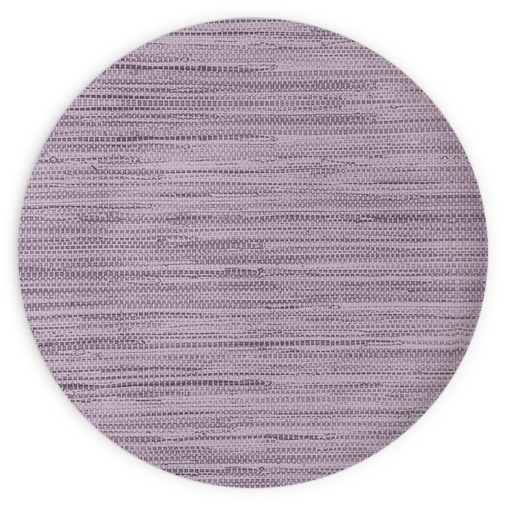 Grasscloth Plates, 10x10, Purple