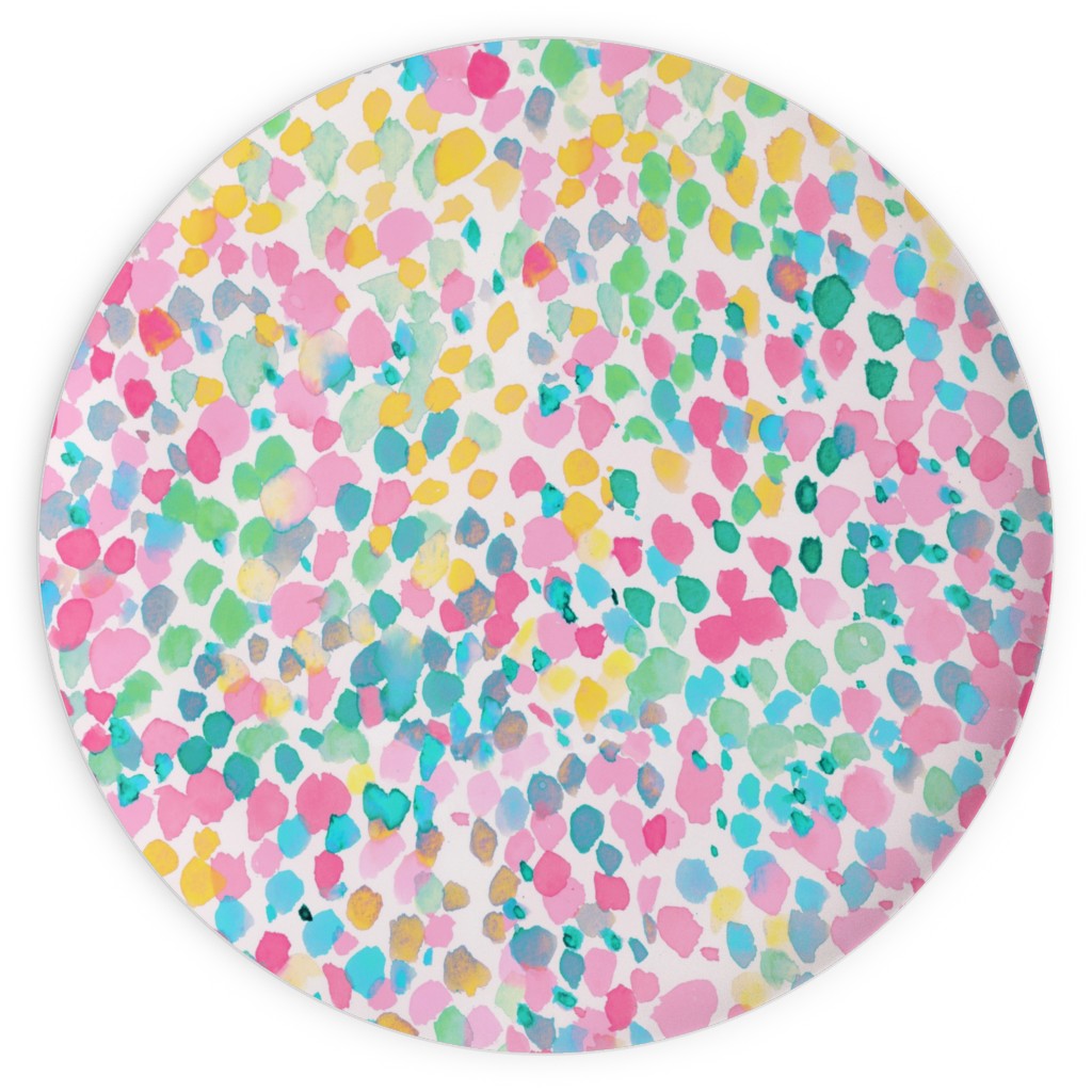 Lighthearted Summer Plates, 10x10, Multicolor