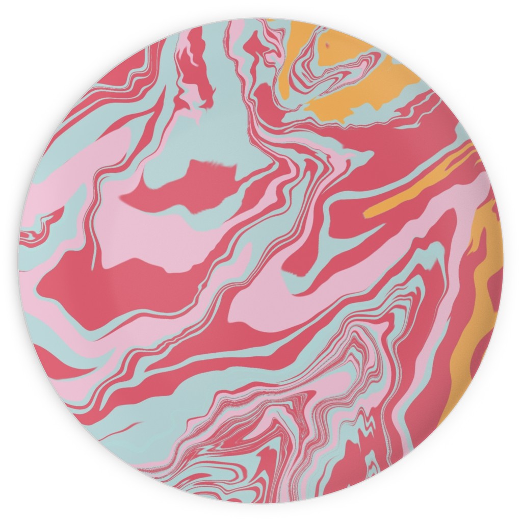 Marmor Plates, 10x10, Pink