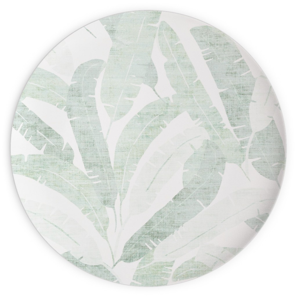 Banana Leaf - Light Plates, 10x10, Green
