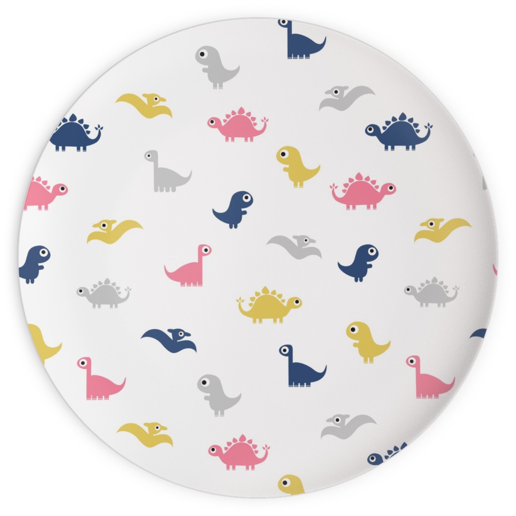 Dino Print - Multi Plates, 10x10, Multicolor