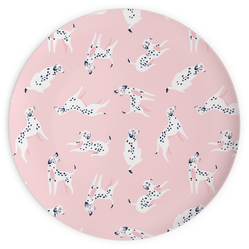 Funny Dalmatian - Pink Plates | Shutterfly