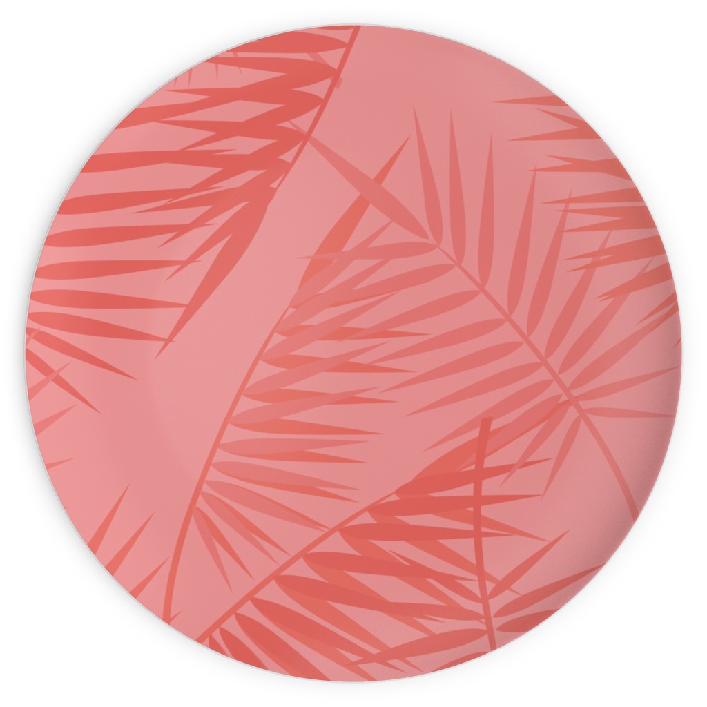 Plates With Tropical Theme