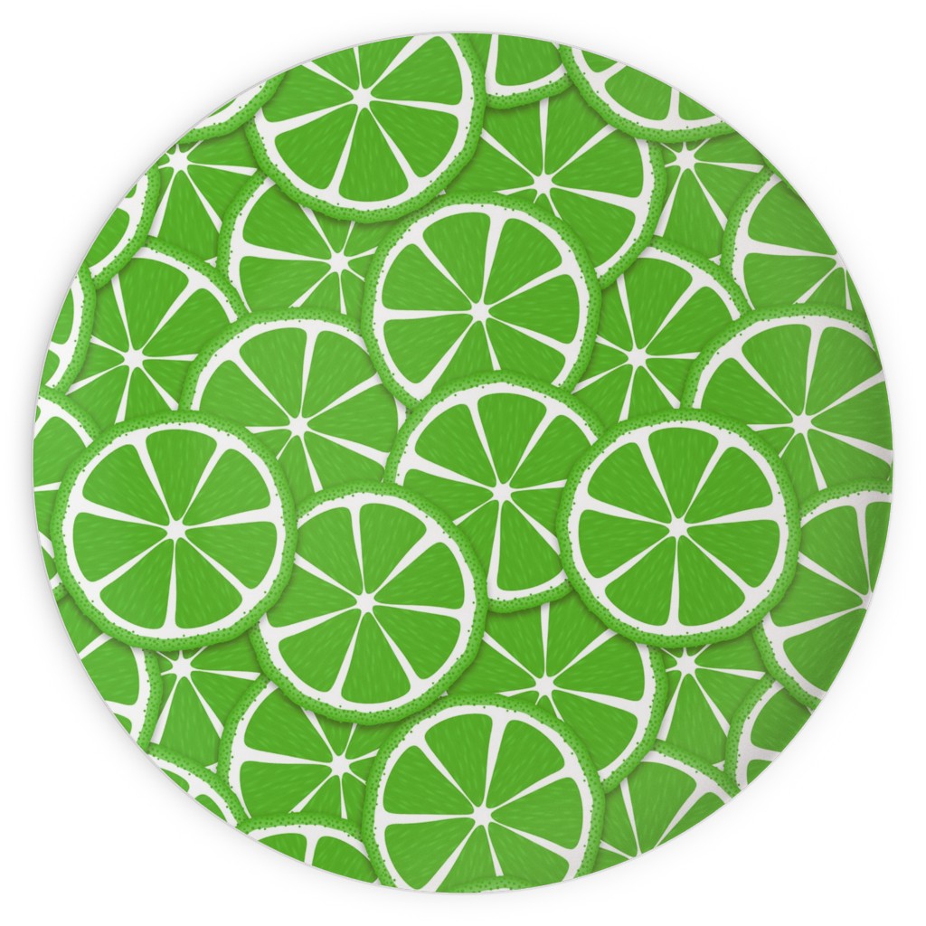 Limes and Lemons Plates, 10x10, Green, Spring