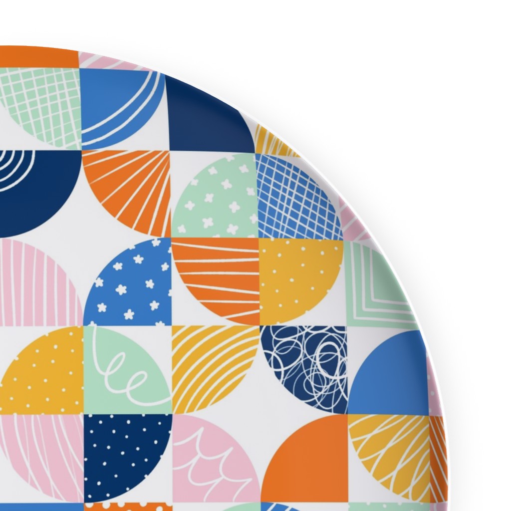 Modern Quilt Pattern Multi Plates Shutterfly