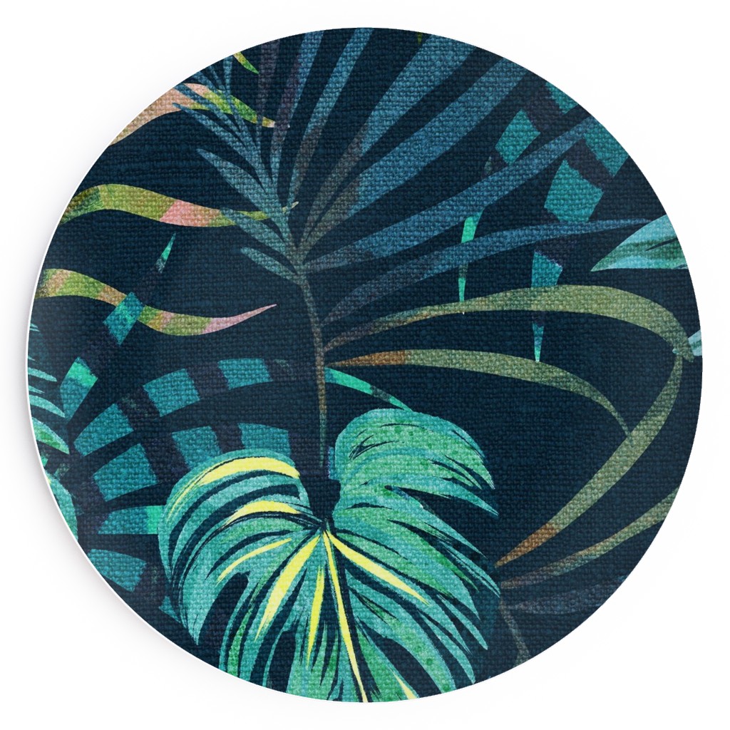in a Tropical Mood Salad Plate, Green