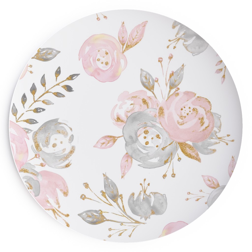 Floral - Blush Salad Plate, Pink