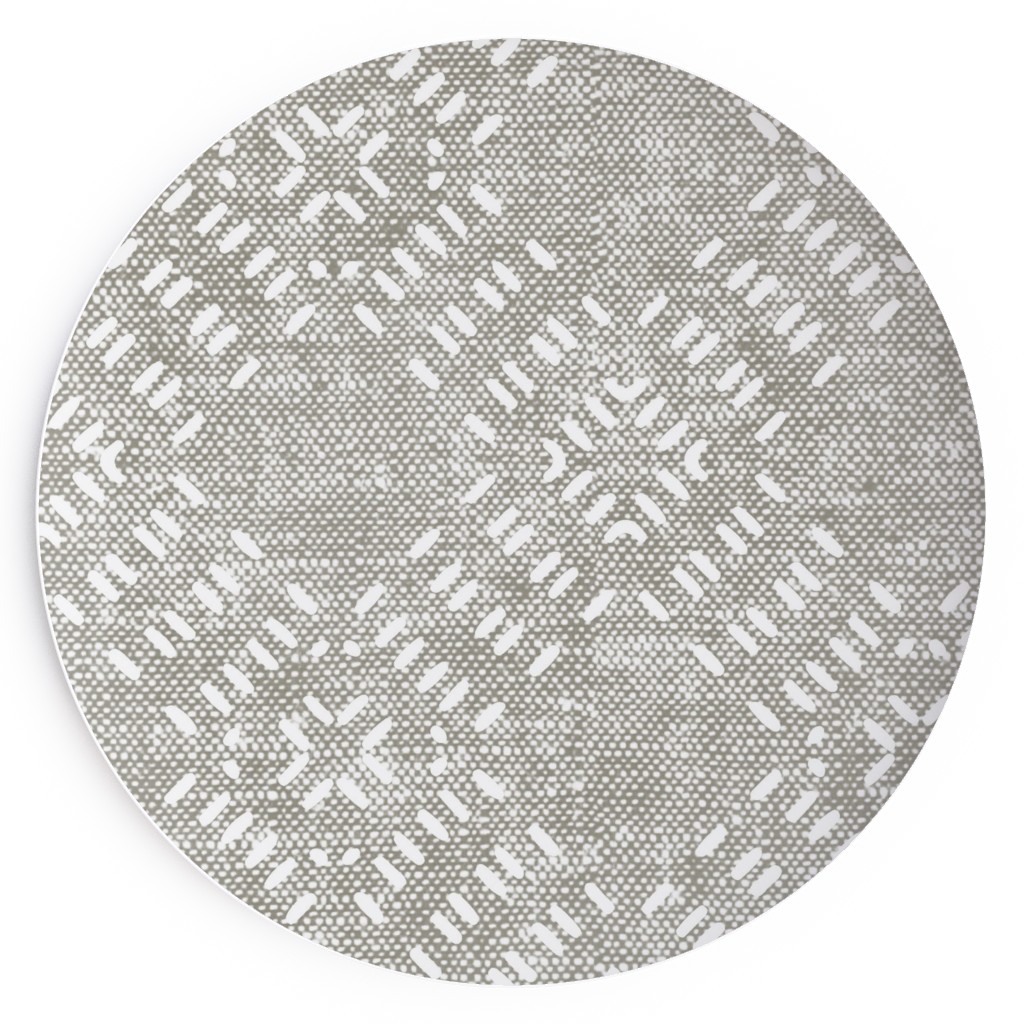 Modern Farmhouse Tile - Neutral Salad Plate, Gray