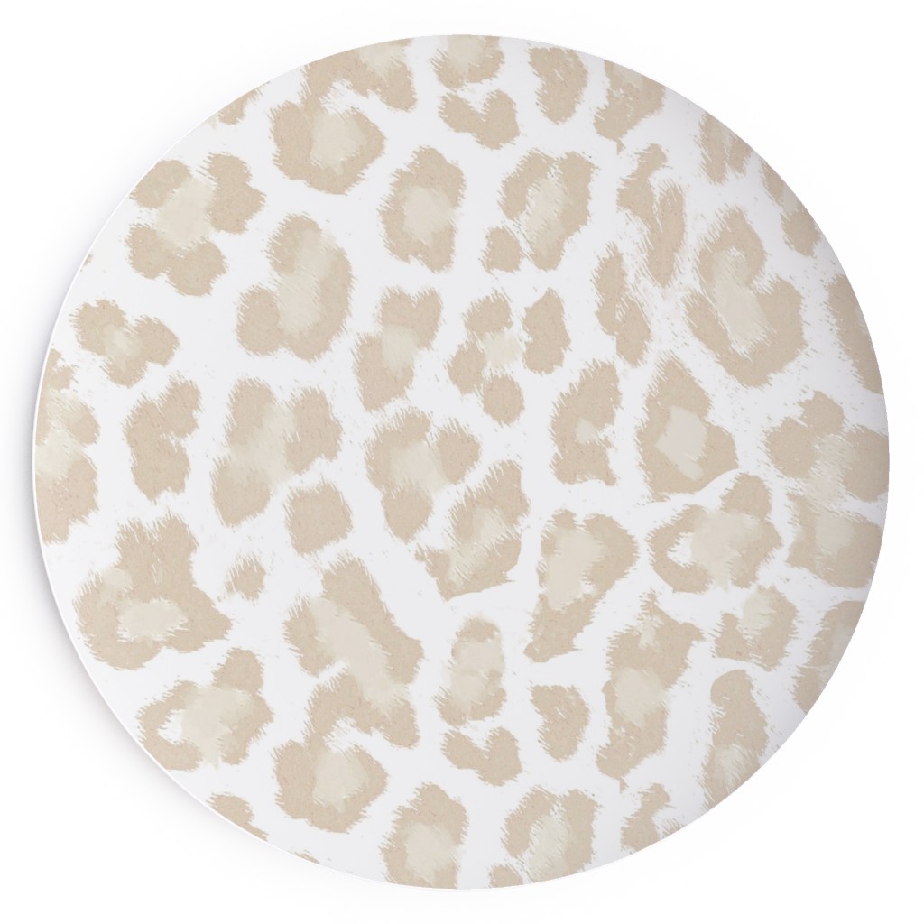 Natural Leopard - Beige Salad Plate, Beige