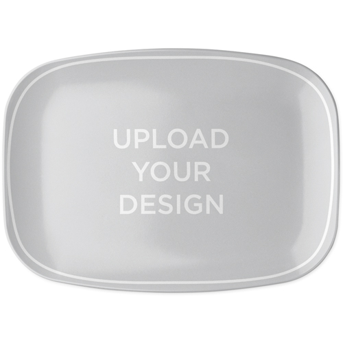 Upload Your Own Design Serving Platter, Multicolor