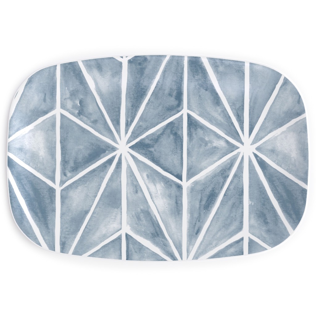 Coastal Stars - Blue Serving Platter, Blue