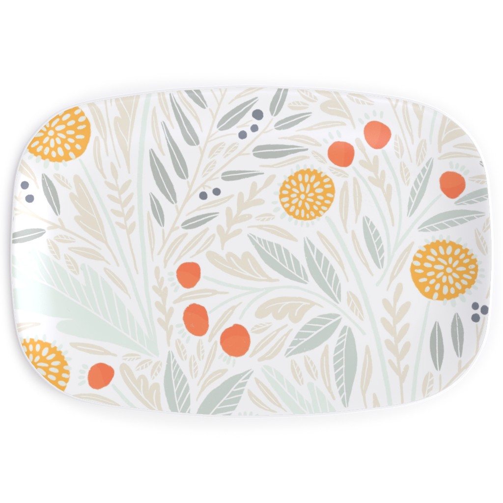 Astrid Serving Platter, Multicolor
