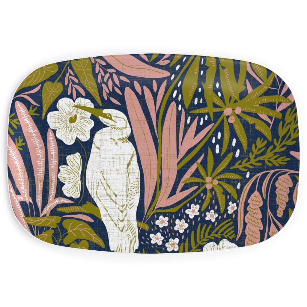 Tropical Hawaiian Dreams Serving Platter, Multicolor