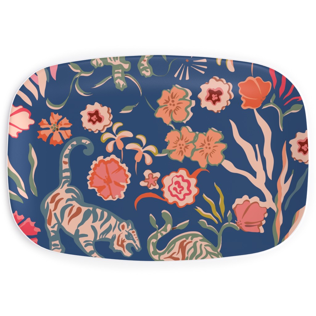 the Tigers Utopia - Multi Serving Platter, Multicolor