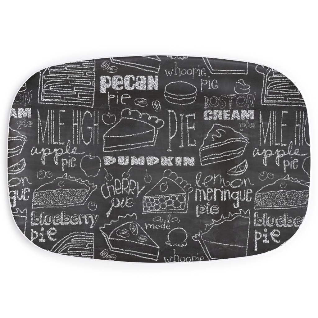 Today's Chalkboard Special! Serving Platter, Gray