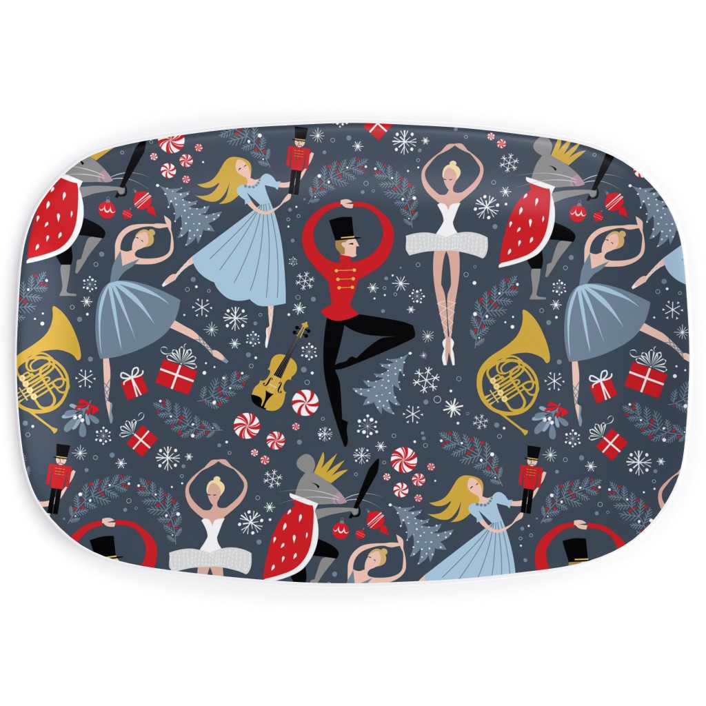 Clara's Nutcracker Ballet Serving Platter, Multicolor
