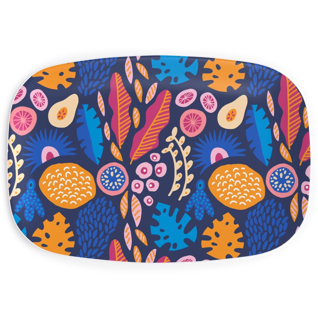 Jungle Pattern - Multi Serving Platter, Multicolor