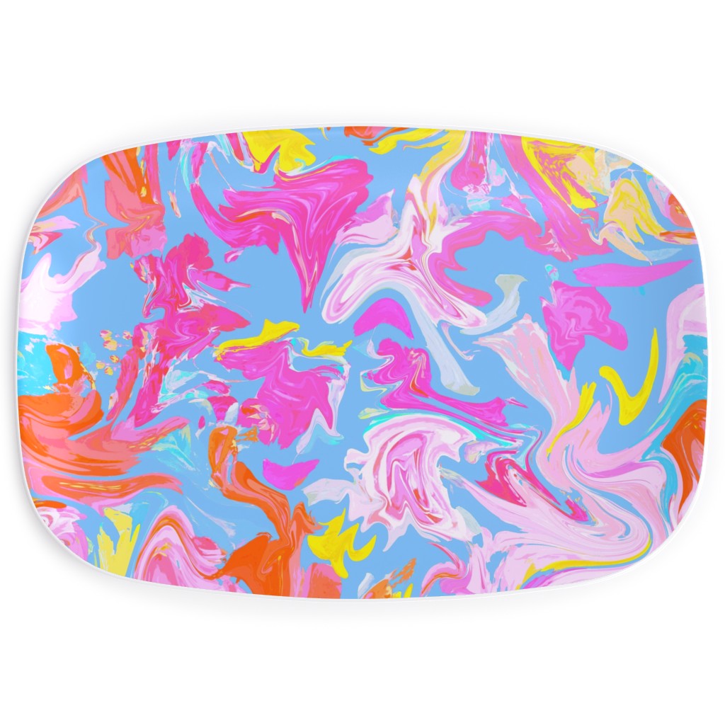 Summer Splash Serving Platter, Multicolor
