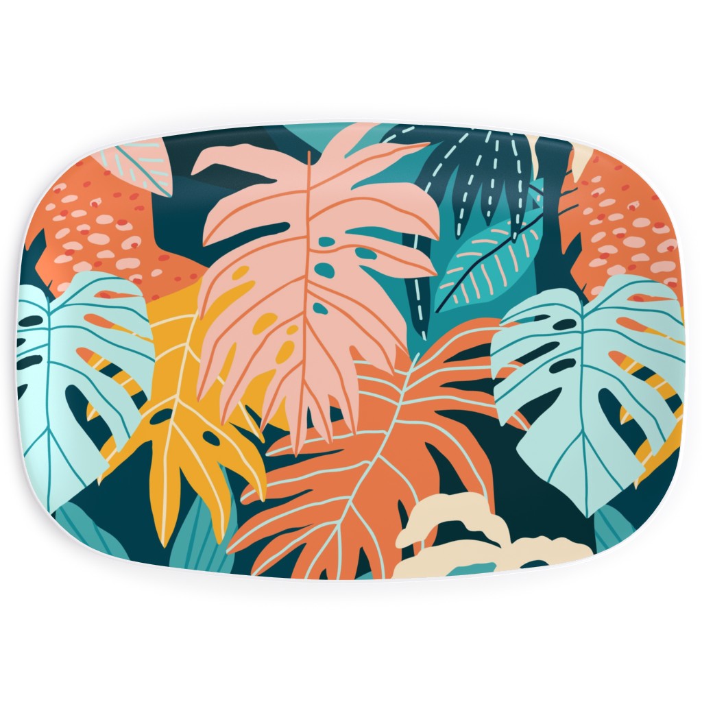 Colors of the Jungle - Multi Serving Platter, Multicolor