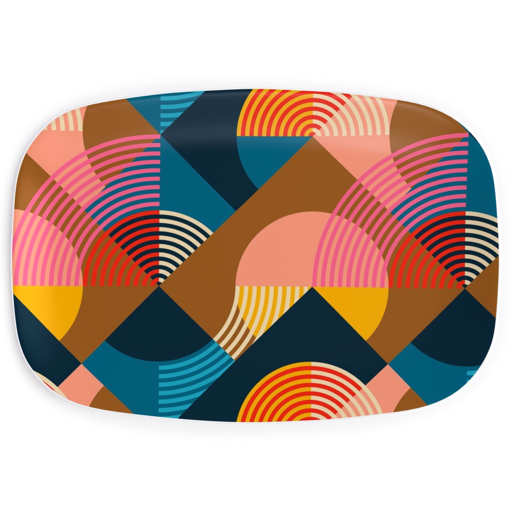 Sunsets - Multi Serving Platter, Multicolor