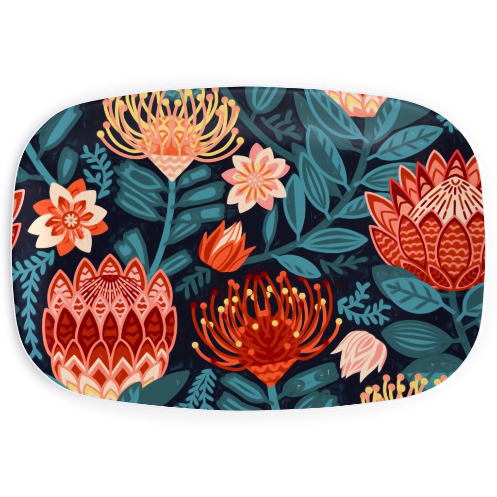 Portea Chinz - Multi Serving Platter, Multicolor