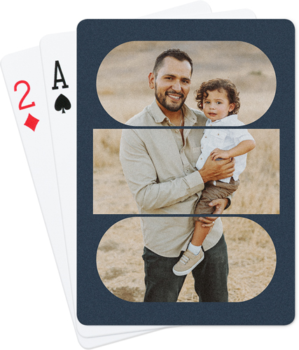 Connected Frames Playing Cards, Black