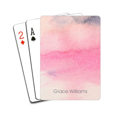 Watercolor Ombre Playing Cards, Multicolor