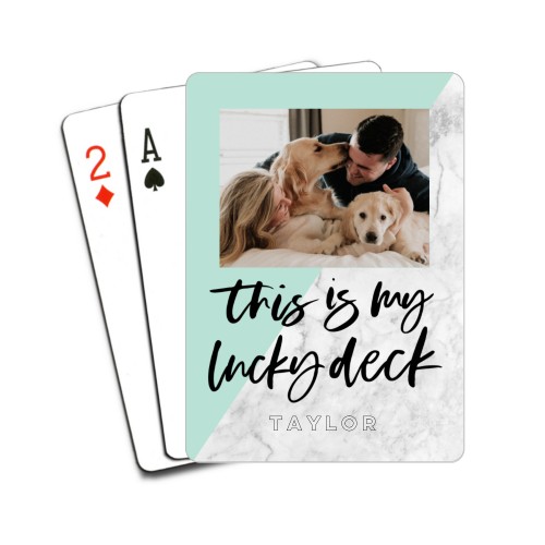 Lucky Deck Playing Cards, Green