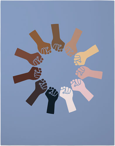 Fight for Equality Premium Poster, Multicolor
